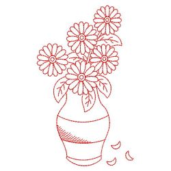 Redwork Daisy 09(Sm) machine embroidery designs