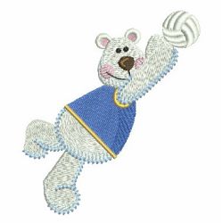 Sporty Bear 06 machine embroidery designs