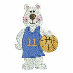 Sporty Bear 09 machine embroidery designs