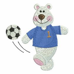 Sporty Bear 10 machine embroidery designs