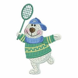 Sporty Bear 11 machine embroidery designs