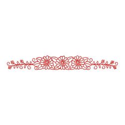 Redwork Flower Borders 03(Lg)