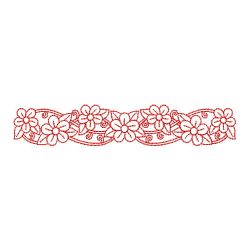 Redwork Flower Borders 07(Md)