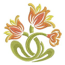 Art Nouveau Blooms 02 machine embroidery designs