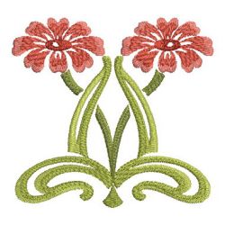 Art Nouveau Blooms 03 machine embroidery designs