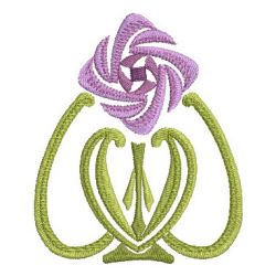 Art Nouveau Blooms 04 machine embroidery designs