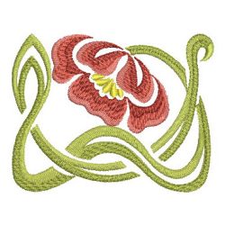 Art Nouveau Blooms 12 machine embroidery designs
