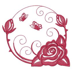 Art Deco Rose 02(Sm) machine embroidery designs