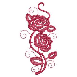 Art Deco Rose 06(Lg) machine embroidery designs