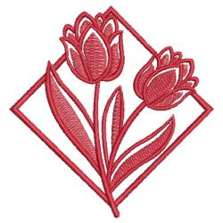 Art Deco Tulip 05 machine embroidery designs