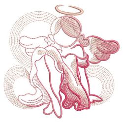 Sketched Angels 02(Sm) machine embroidery designs