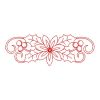 Redwork Christmas Poinsettia 2 05(Sm)
