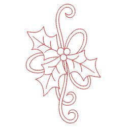 Redwork Christmas Dove 2 05(Md) machine embroidery designs