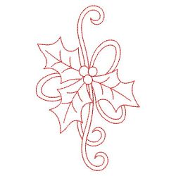 Redwork Christmas Dove 2 05(Sm) machine embroidery designs