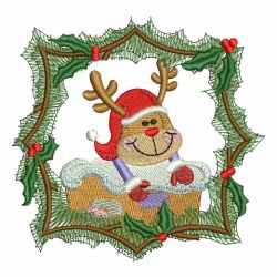 Rudolph Reindeer 01 machine embroidery designs