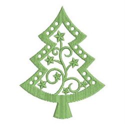 Artistic Christmas Trees 01 machine embroidery designs