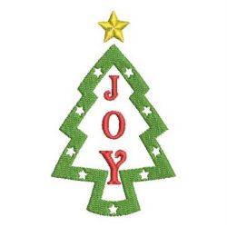 Artistic Christmas Trees 05 machine embroidery designs