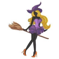 Halloween Witch 05(Lg) machine embroidery designs