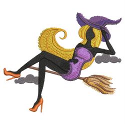 Halloween Witch 08(Sm) machine embroidery designs