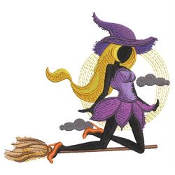 Halloween Witch 09(Lg) machine embroidery designs
