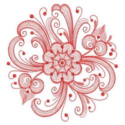 Redwork Rosemaling Decor 2 01(Md) machine embroidery designs