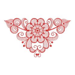 Redwork Rosemaling Decor 2 04(Sm) machine embroidery designs