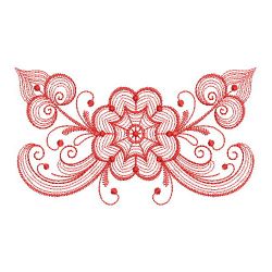 Redwork Rosemaling Decor 2 05(Md) machine embroidery designs