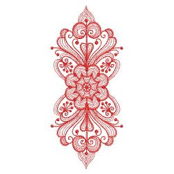 Redwork Rosemaling Decor 2 08(Lg) machine embroidery designs