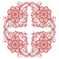 Redwork Rosemaling Decor 2 10(Md) machine embroidery designs