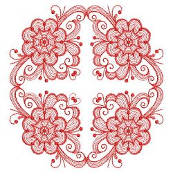 Redwork Rosemaling Decor 2 10(Sm)