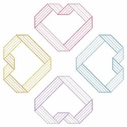 Colorful Heart Quilts(Sm) machine embroidery designs
