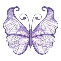 Rippled Butterflies 01 machine embroidery designs