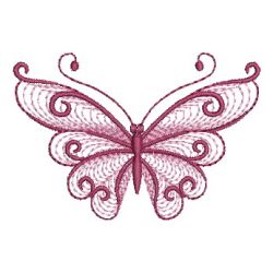 Rippled Butterflies 08 machine embroidery designs