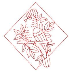 Redwork Parrots 2 03(Lg)