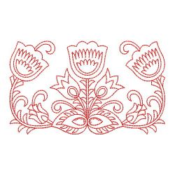 Redwork Polish Folk Art 03(Lg) machine embroidery designs