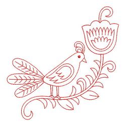 Redwork Polish Folk Art 06(Sm) machine embroidery designs