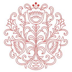 Redwork Polish Folk Art 10(Sm) machine embroidery designs