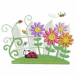 Cute Garden 03 machine embroidery designs