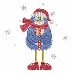 Christmas Blue Bird 07 machine embroidery designs