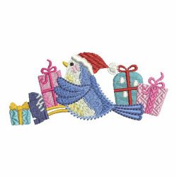 Christmas Blue Bird 10 machine embroidery designs