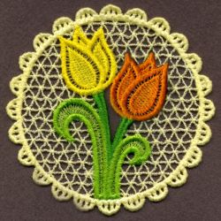 FSL Tulip Ornaments 10 machine embroidery designs