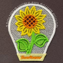 FSL Sunflower Ornaments 09 machine embroidery designs