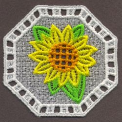 FSL Sunflower Ornaments 10 machine embroidery designs