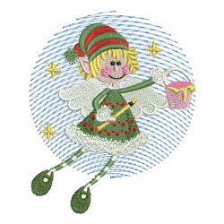 Christmas Fairy 04 machine embroidery designs