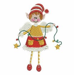Christmas Fairy 08 machine embroidery designs