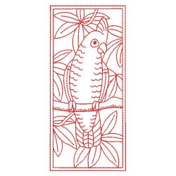Redwork Parrots 3 05(Md) machine embroidery designs