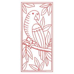 Redwork Parrots 3 10(Sm) machine embroidery designs