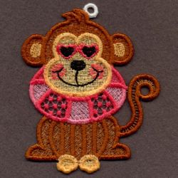 FSL Cute Monkey 2 04 machine embroidery designs