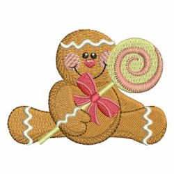 Gingerbread 09 machine embroidery designs