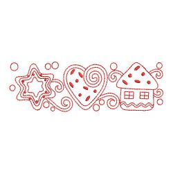 Redwork Christmas Border 02(Lg) machine embroidery designs